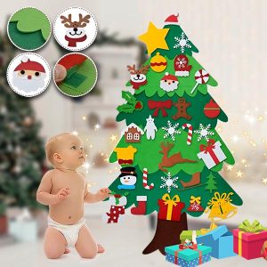 Filcana božićna jelka sa ukrasima | FELTPINETREE
