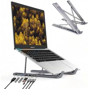 Postolje za laptop u visini očiju - 8 portova | LAPDOCKX